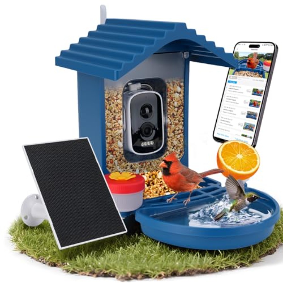 Smart Garden Ai - Bird Feeder with Camera Solar Powered2.5K