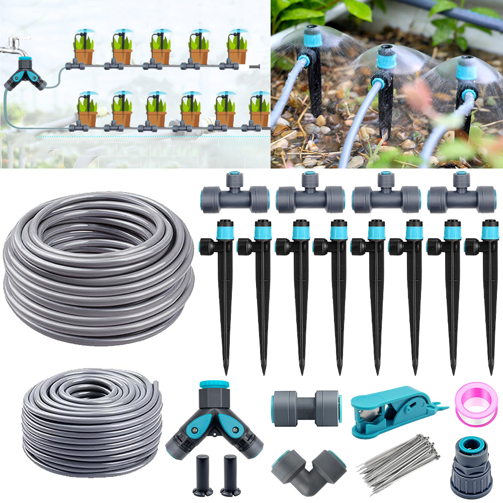 Smart Garden Water - 9/12mm PE Hose 360° Adjustable Sprinkler