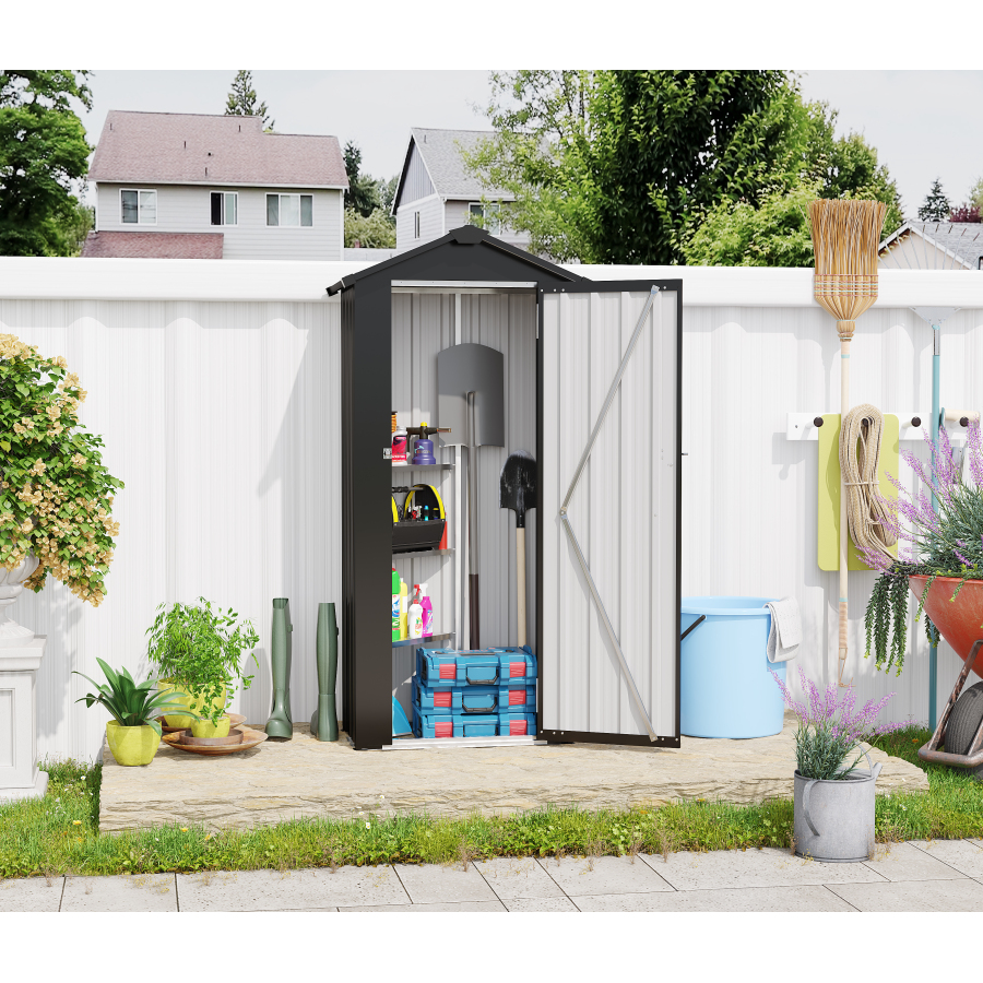 Smart Garden Sheds - Small Metal Compact Garden Shed for