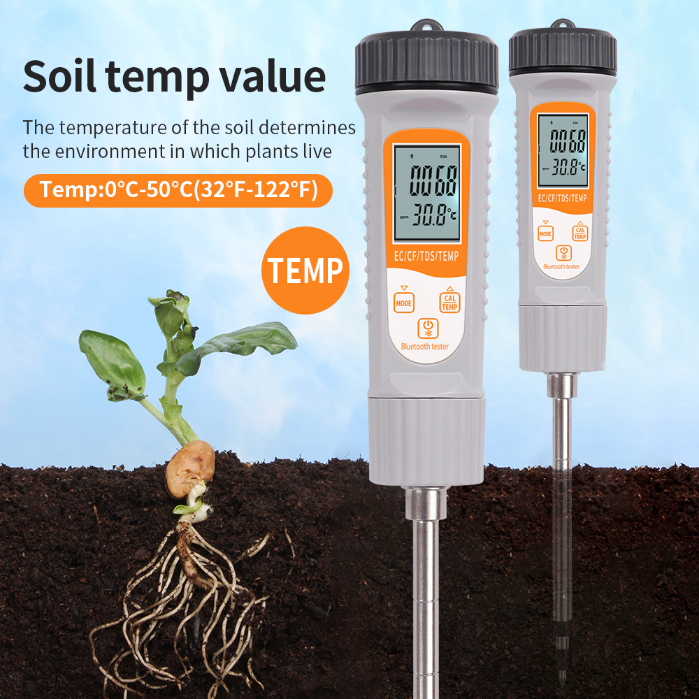 Smart Garden Nutrients - Bluetooth Soil Meter Multifunctional 4 in