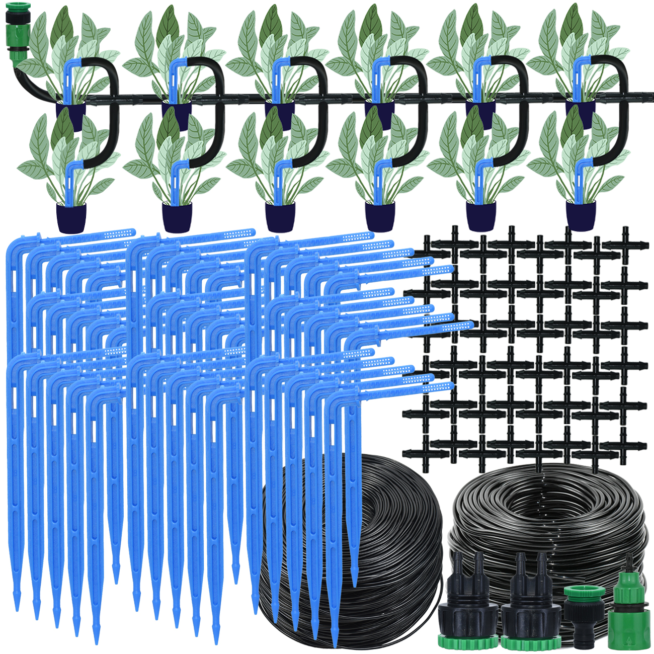 Smart Garden Hose Timer - KESLA Automatic Drip Irrigation Kit 4/7