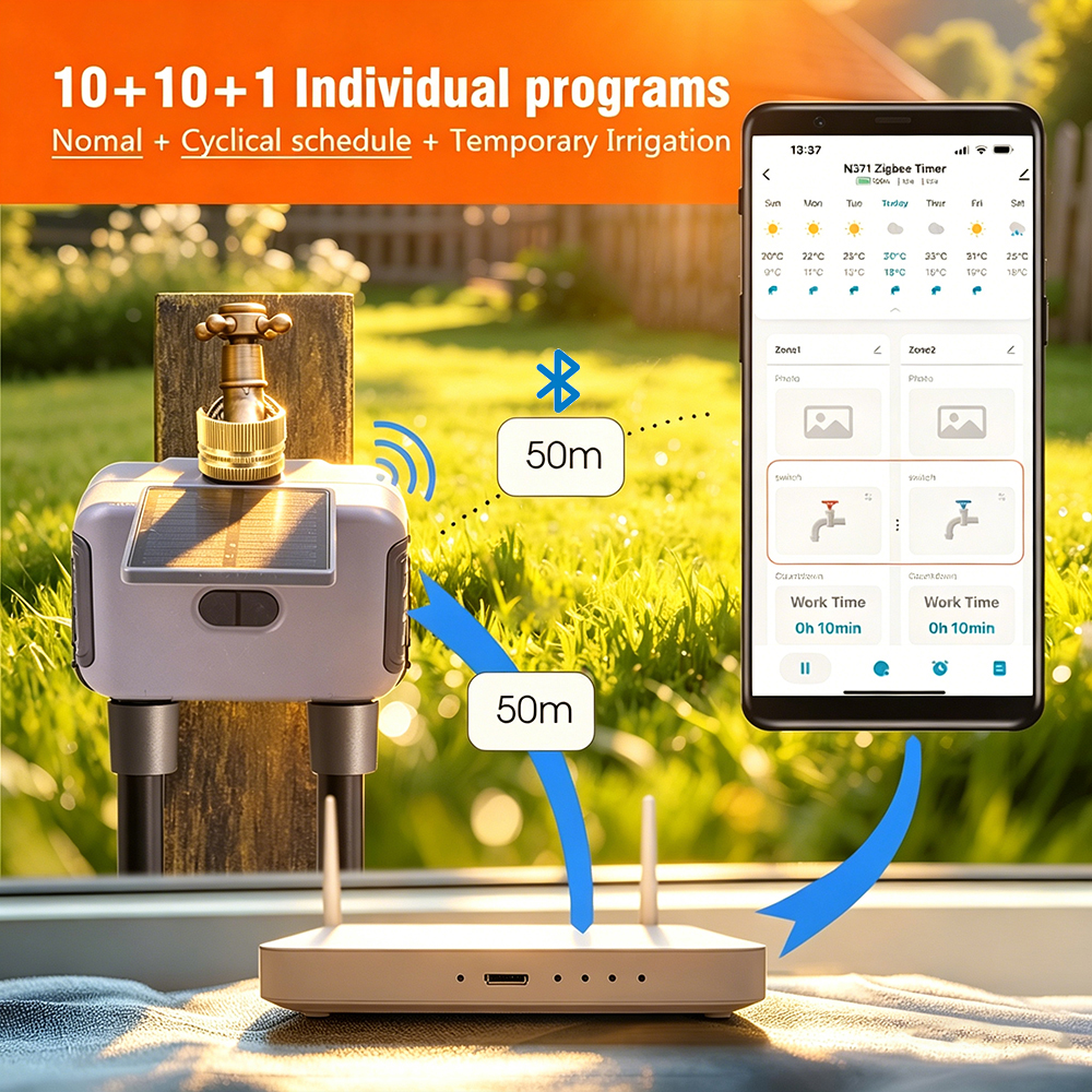Tuay Smart Solar 2-Zone Wateri - Smart Garden Products recension och pris