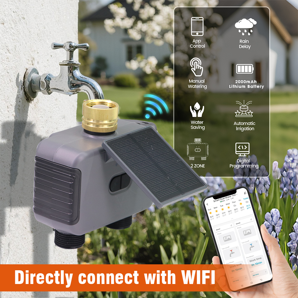 Tuay Smart Solar 2-Zone Wateri - Smart Garden Products recension och pris