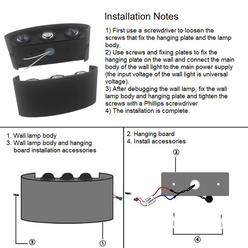 6W 8W RGBW Up Down LED Wall La - Smart Garden Products recension och pris