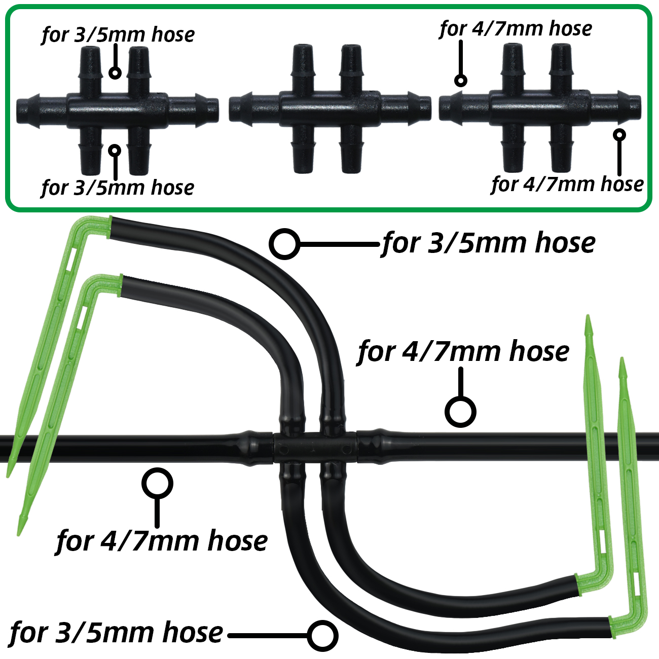 KESLA Garden 4/7mm to 3/5mm Ho - Smart Garden Hose Timer recension och pris