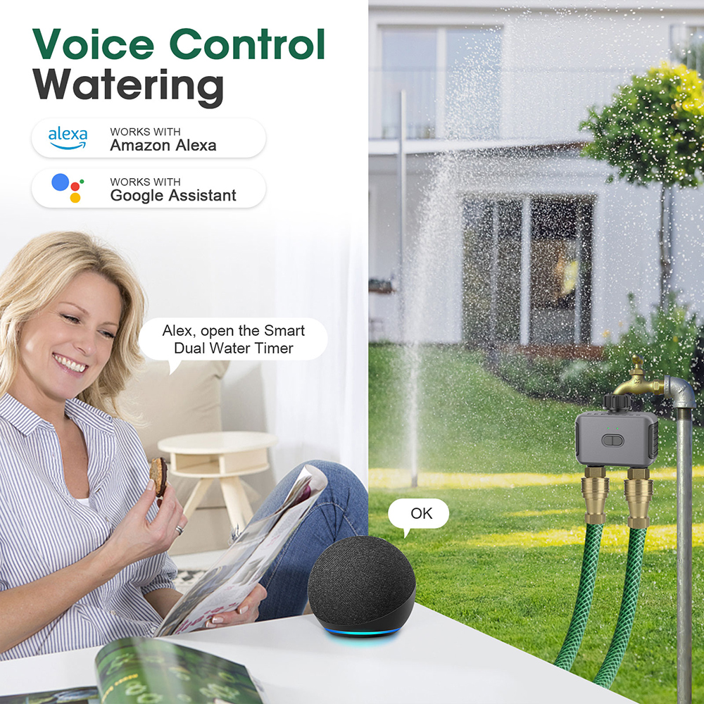 Tuya Smart Water Timer Zigbee/ - Smart Garden Home recension och pris