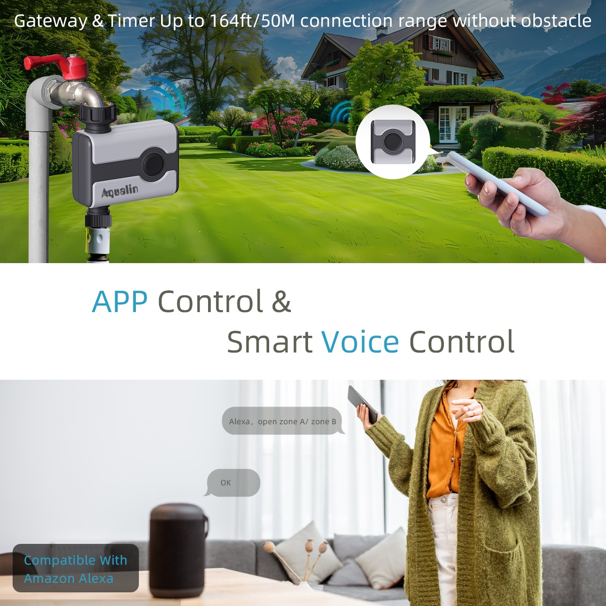 Aqualin WiFi Water Timer Tuya  - Smart Garden Products recension och pris