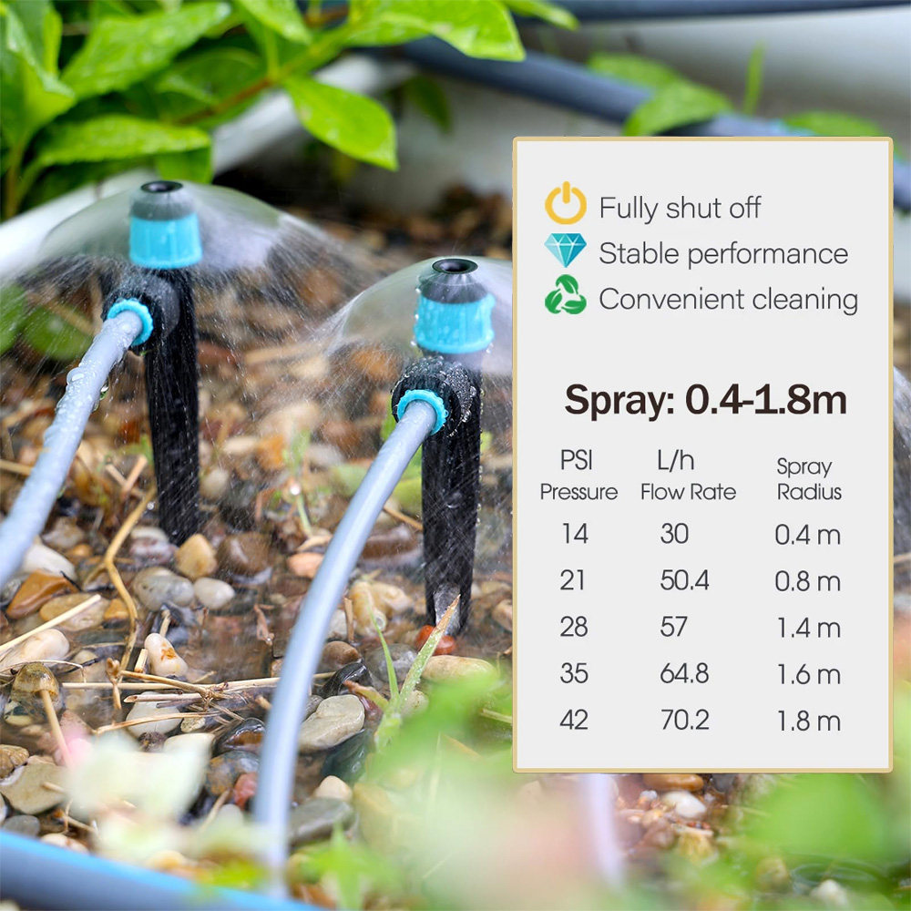 9/12mm PE Hose 360° Adjustable - Smart Garden Water recension och pris