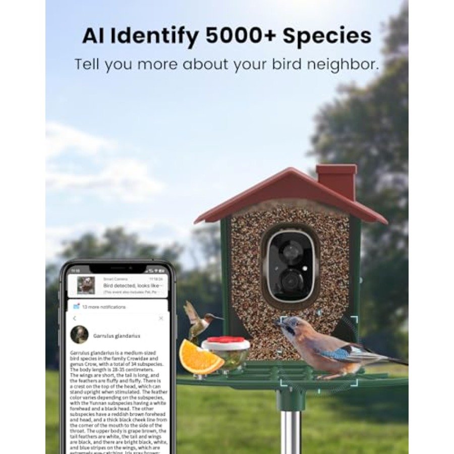 Smart Bird Feeder with Camera  - Smart Garden Ai recension och pris
