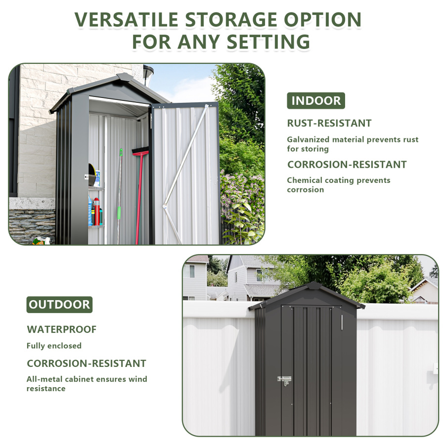 Small Metal Compact Garden She - Smart Garden Sheds recension och pris