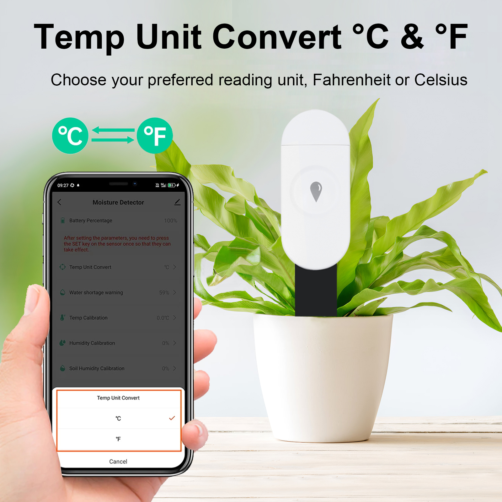 Tuya Zigbee Temperature Humidi - Smart Garden Products recension och pris