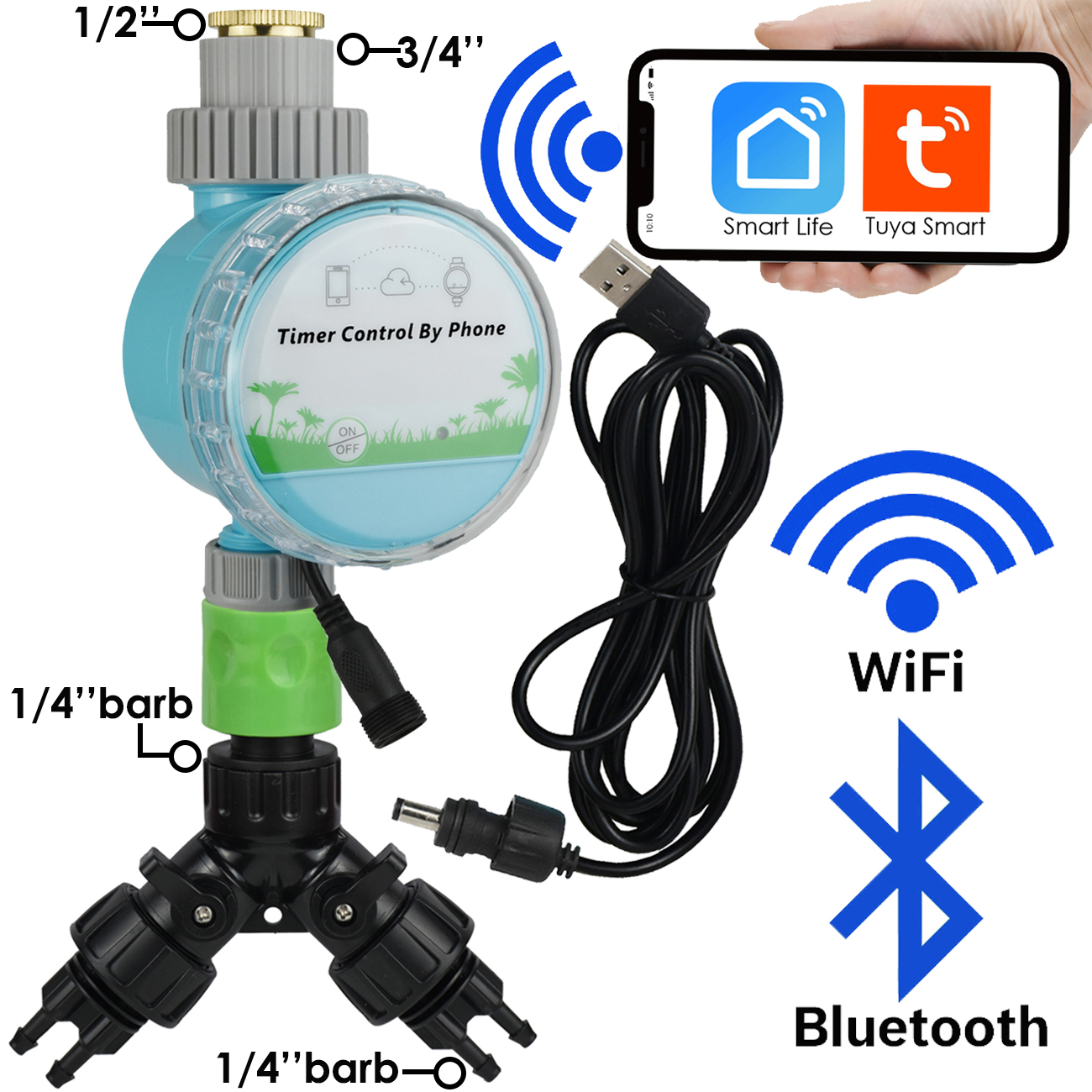 KESLA 5-50M Drip Irrigation Au - Smart Garden Hose Timer recension och pris