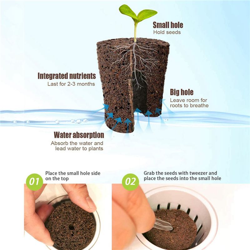 AT21-2X Plant Grow Sponges For - Smart Garden Nutrients recension och pris