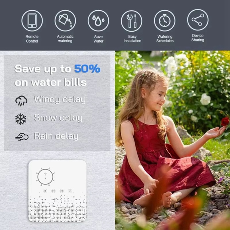 Tuya WiFi Smart Sprinkler Cont - Smart Garden Home recension och pris