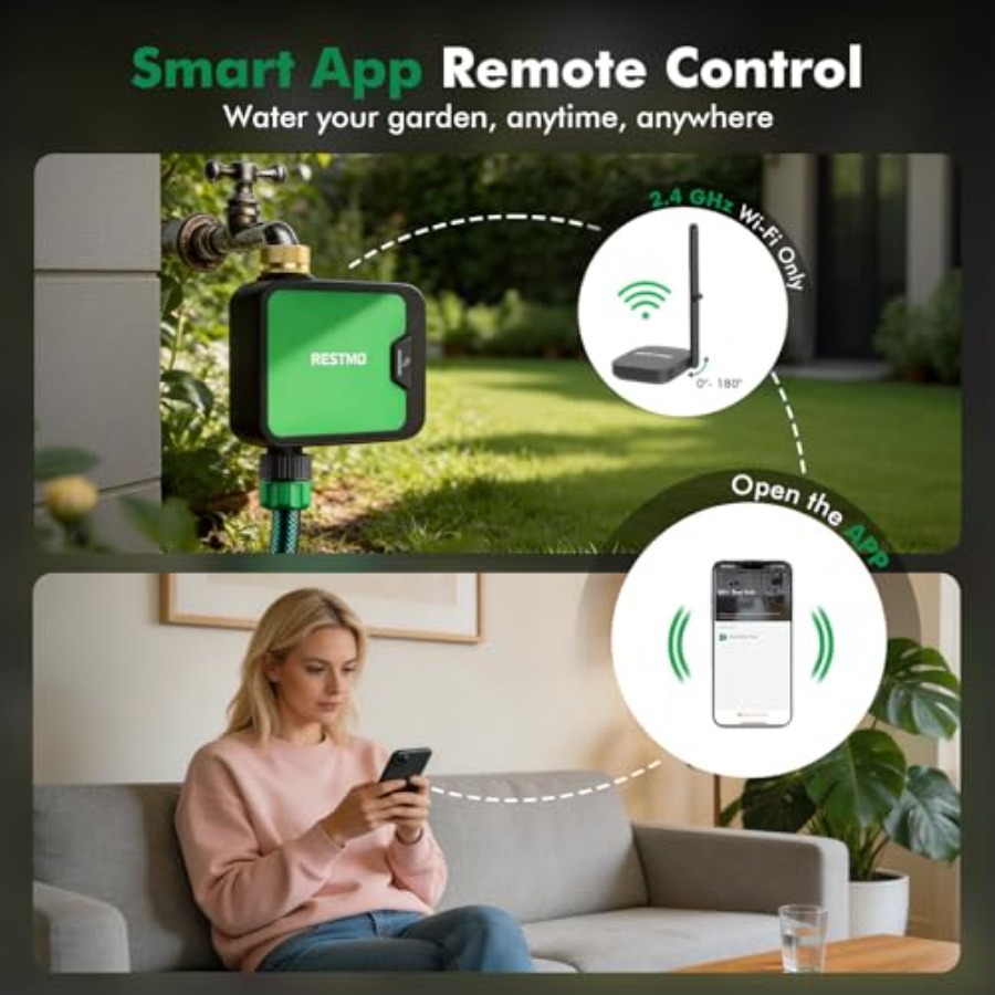 Smart WiFi Water Timer for Gar - Smart Garden Water recension och pris