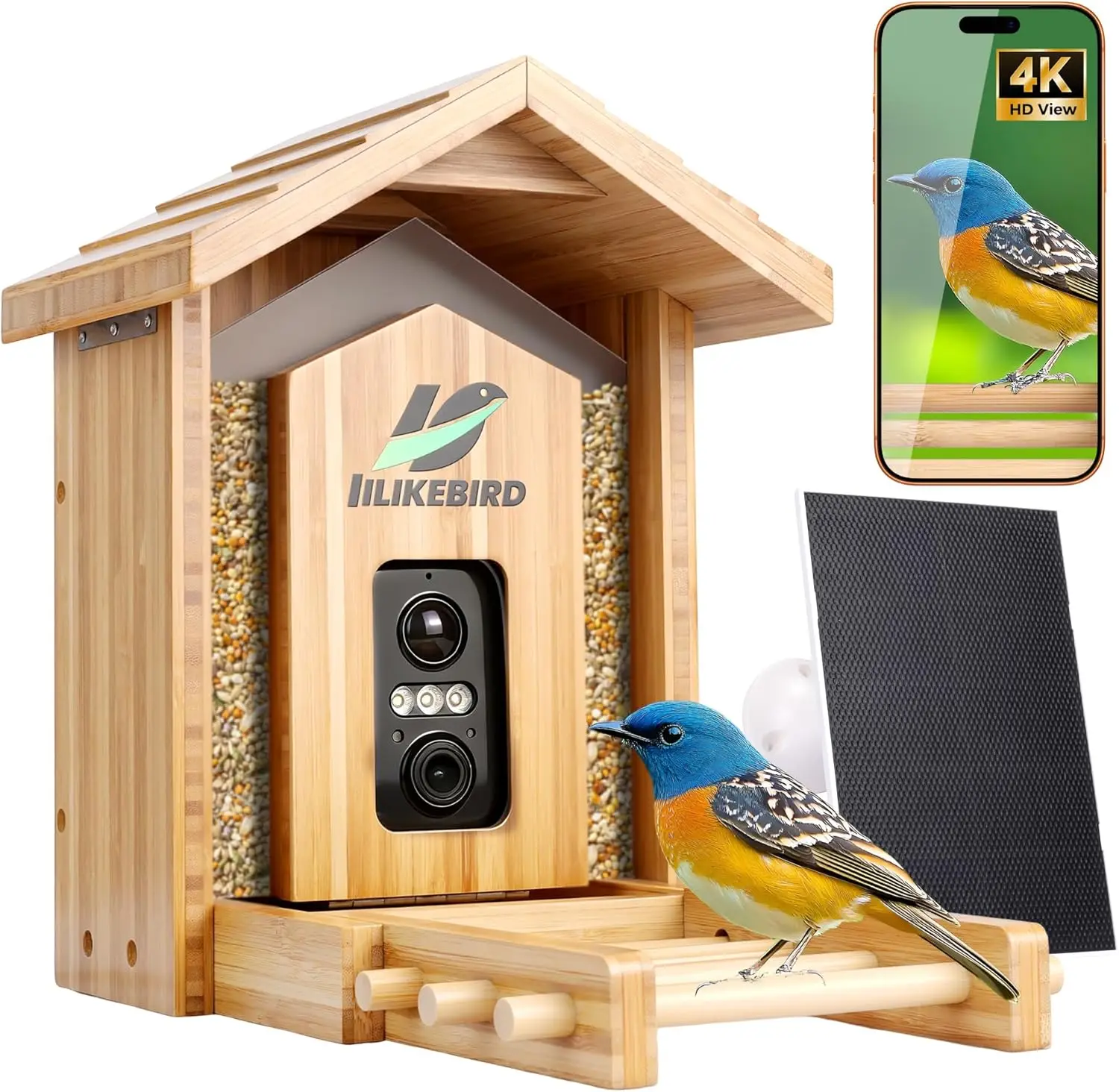 Smart Bird Feeder 4K Camera AI - Smart Garden Ai recension och pris
