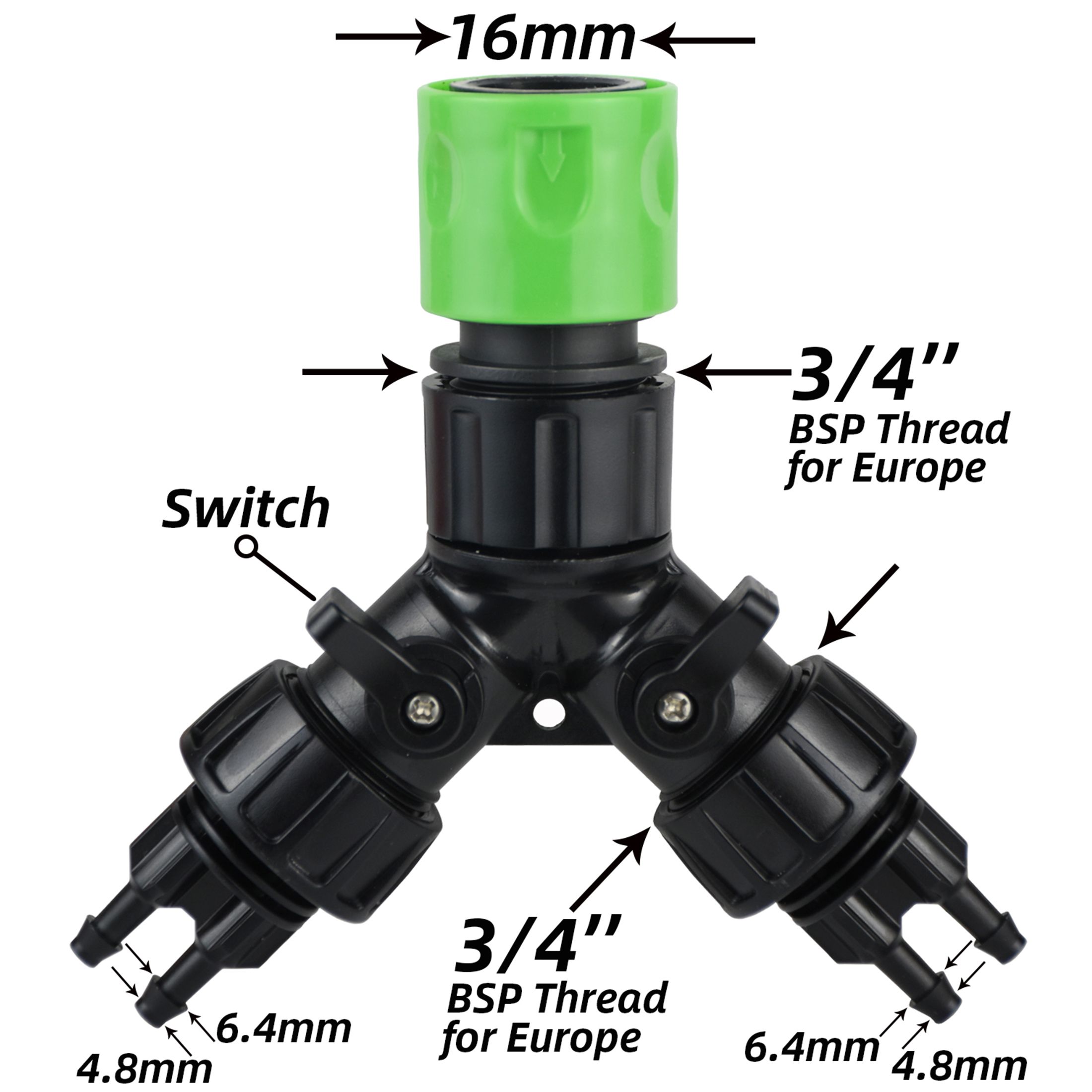 Tap Adapter Drip Irrigation 4- - Smart Garden Hose Timer recension och pris