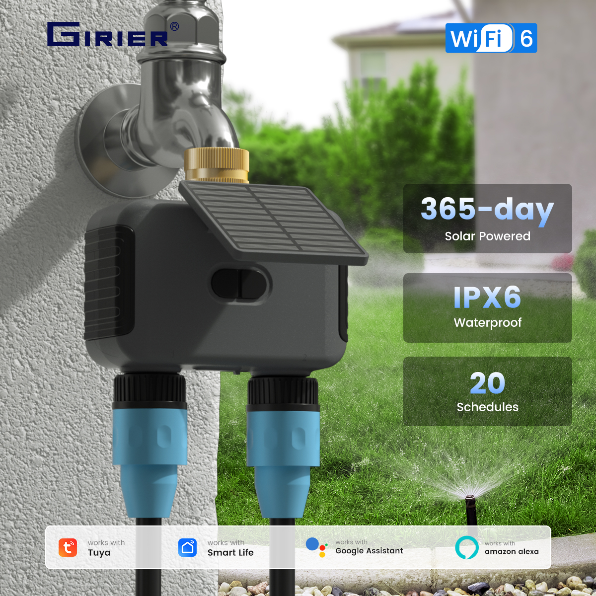 GIRIER Tuya WiFi Smart Water T - Smart Garden Water recension och pris