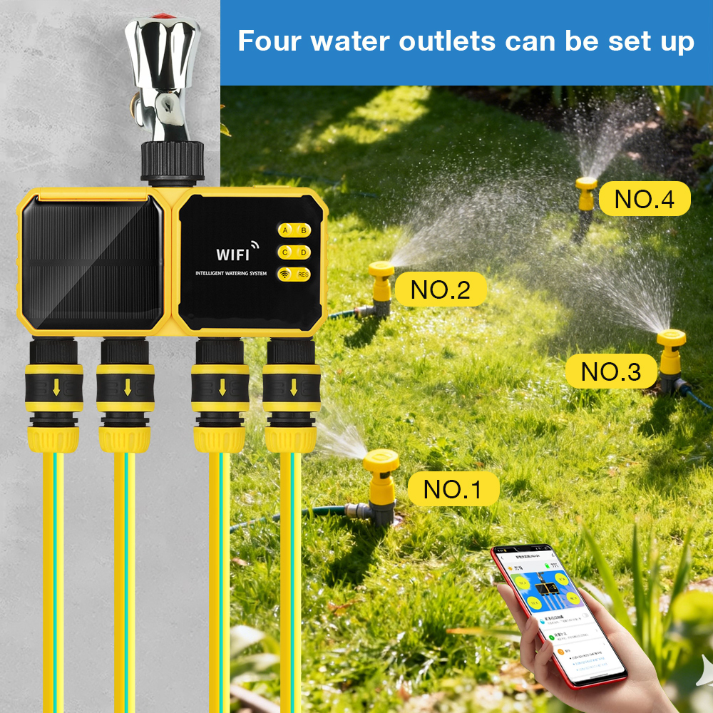 WiFi Solar Irrigation Timer 1/ - Smart Garden At Home recension och pris