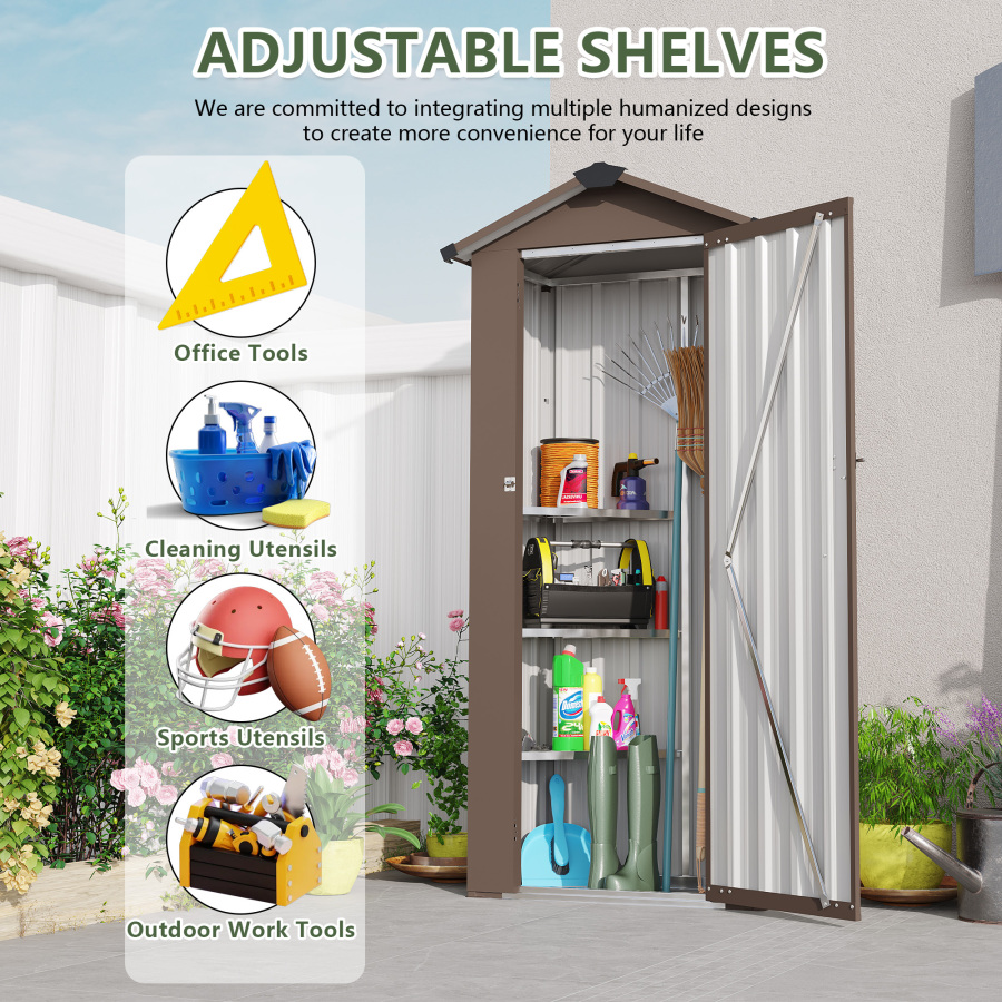 Small Metal Compact Garden She - Smart Garden Sheds recension och pris