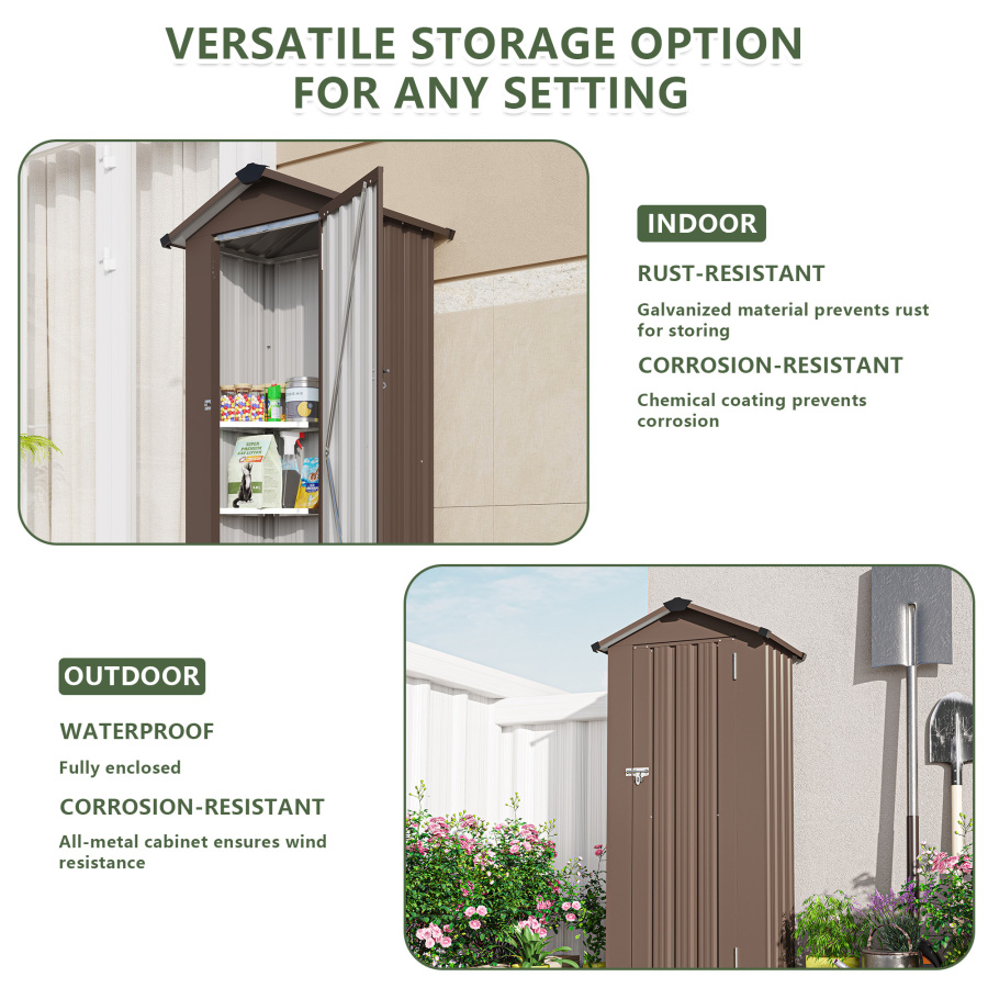 Small Metal Compact Garden She - Smart Garden Sheds recension och pris