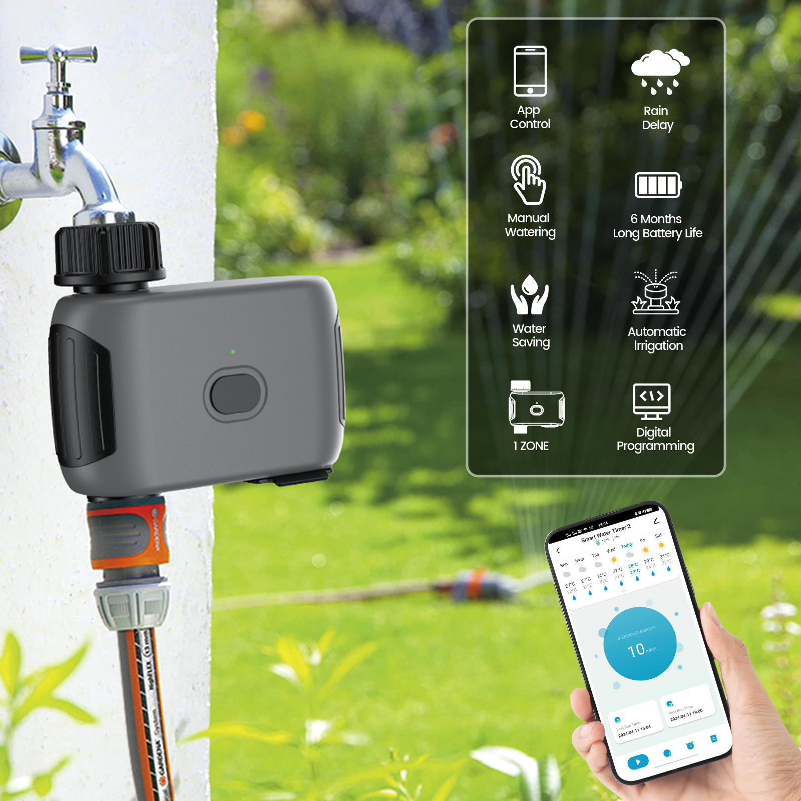 Insoma Wifi Sprinkler Timer Au - Smart Garden Products recension och pris