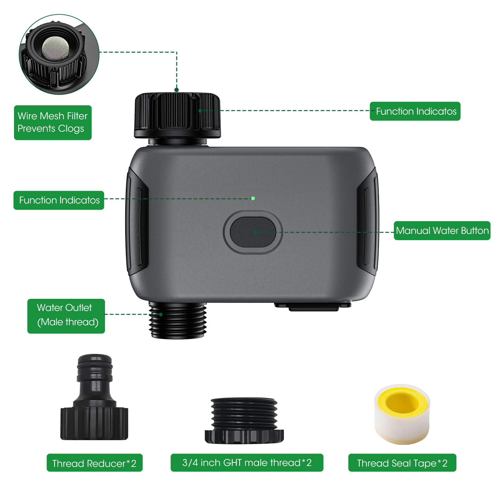 Insoma Wifi Sprinkler Timer Au - Smart Garden Products recension och pris