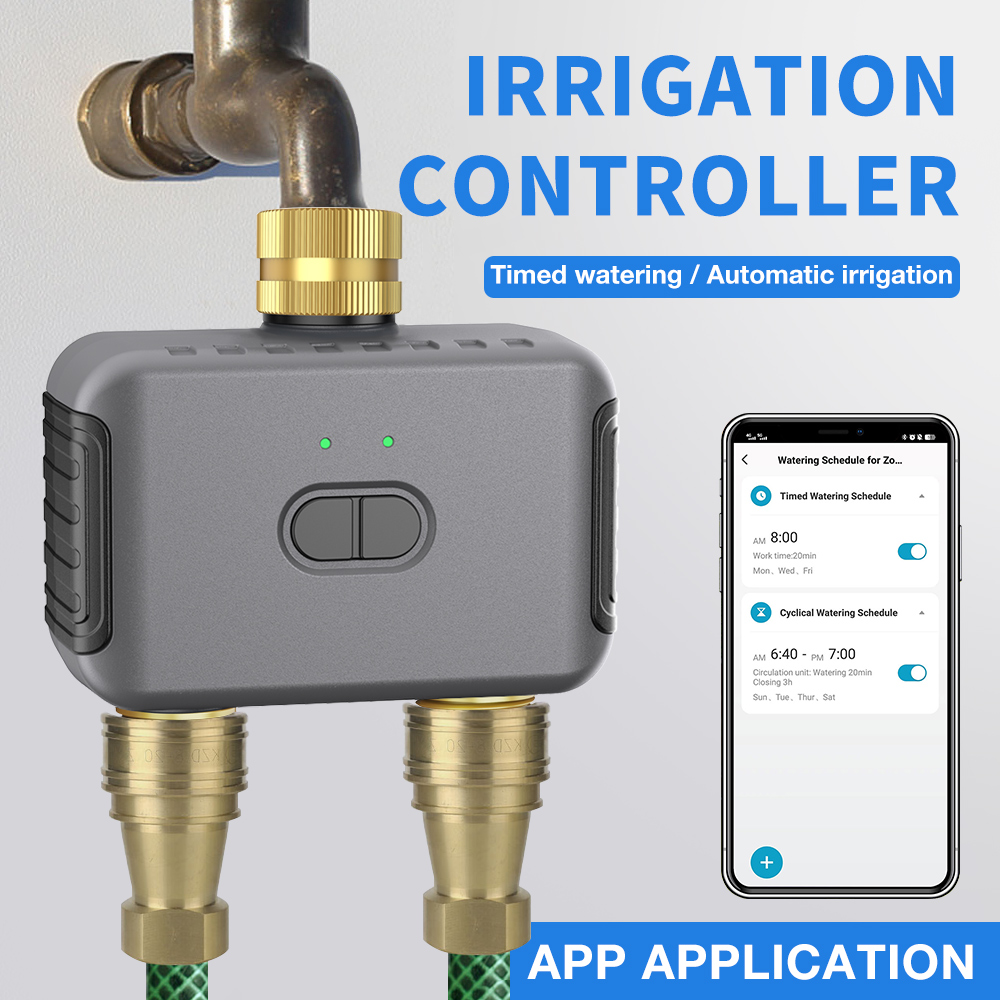 Tuya 2 Zone Watering Timer Gar - Smart Garden Home recension och pris