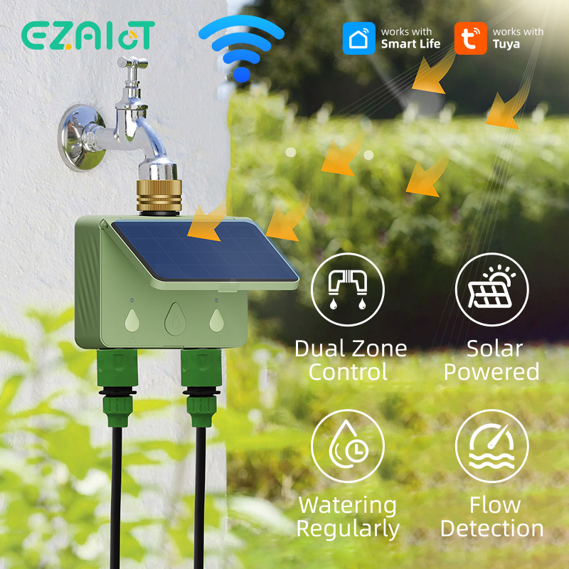 WiFi Water Timer 2 Zone Solar  - Smart Garden Products recension och pris